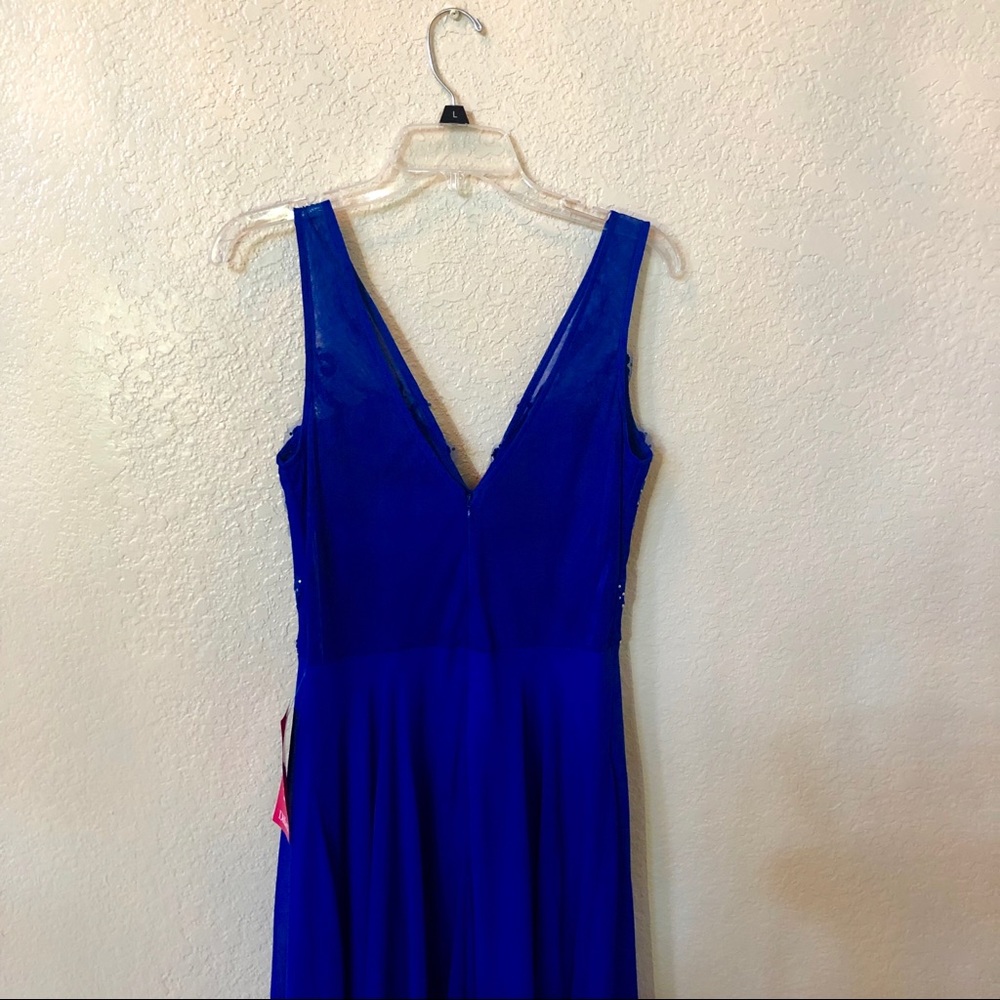 Formal Prom Blue Long Dress - Picture 2 of 6